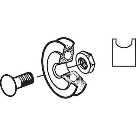 Strybuc Steel Wheel with Nut and Bolt 11-116